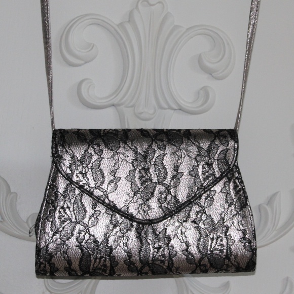 Neiman Marcus Handbags - Neiman Marcus Lacy Envelope Clutch